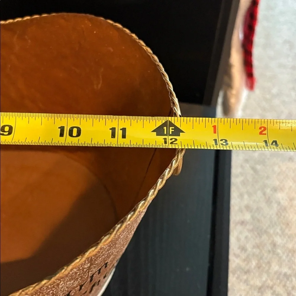 Metal Christmas Container “Warm Wishes” Santa